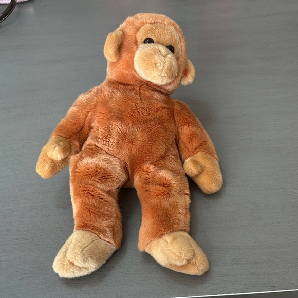 Ty Brown Plush Monkey - Picture 1 of 2